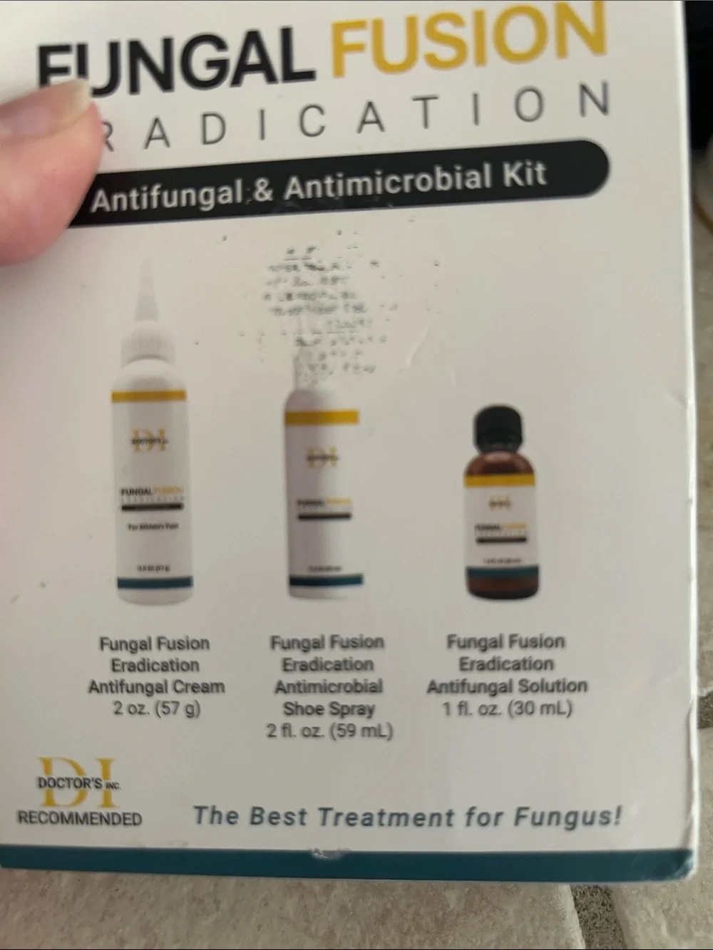 Eradication Antifungal & Antimicrobial Kit - White/Yellow